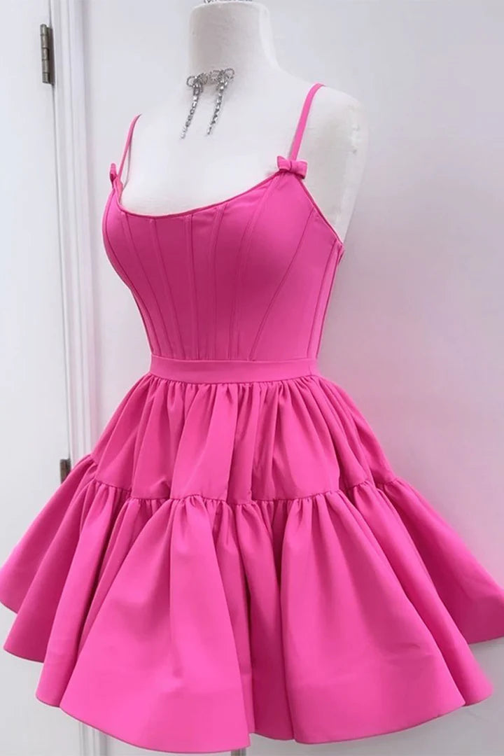 A-Line Corset Bodice Homecoming Dress