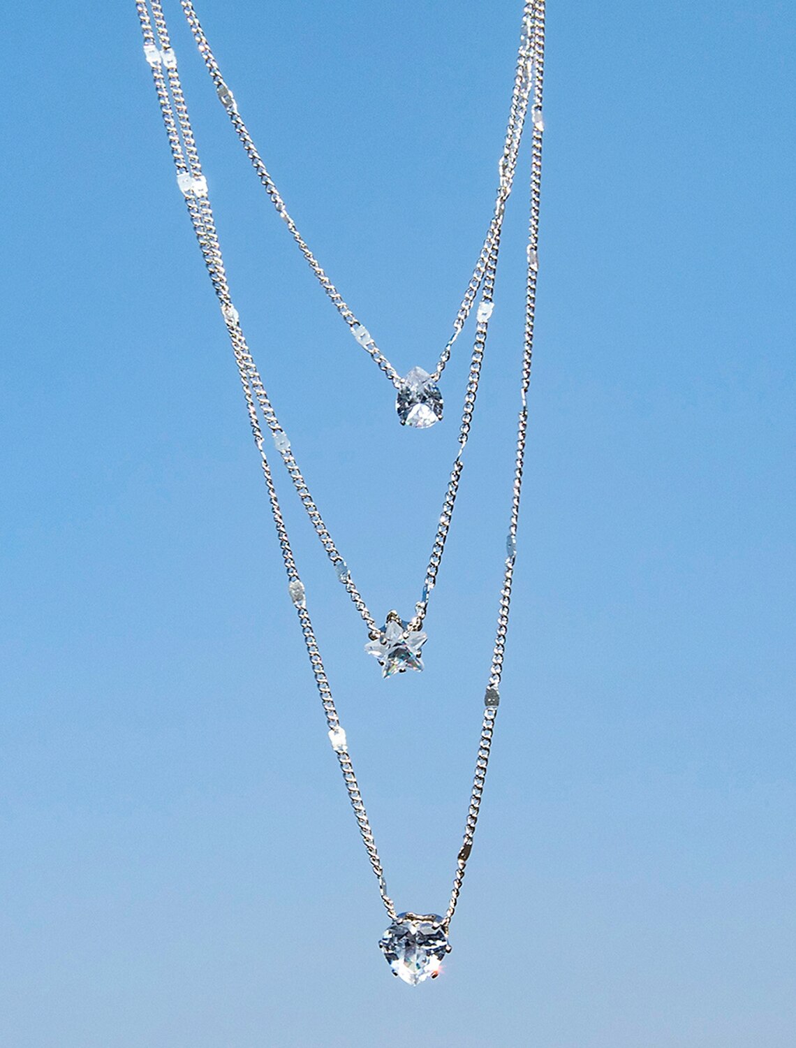 Necklace Zircon Chrome Women's Fashion Sweet Classic Cool Wedding Geometric Necklace For Wedding Party