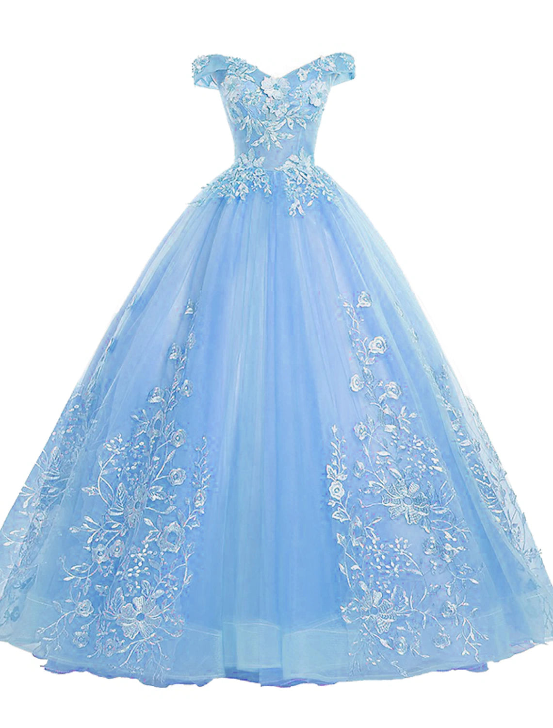 Ball Gown Quinceanera Dresses Princess Dress Red Green Dress Quinceanera Floor Length Sleeveless Off Shoulder Polyester with Appliques