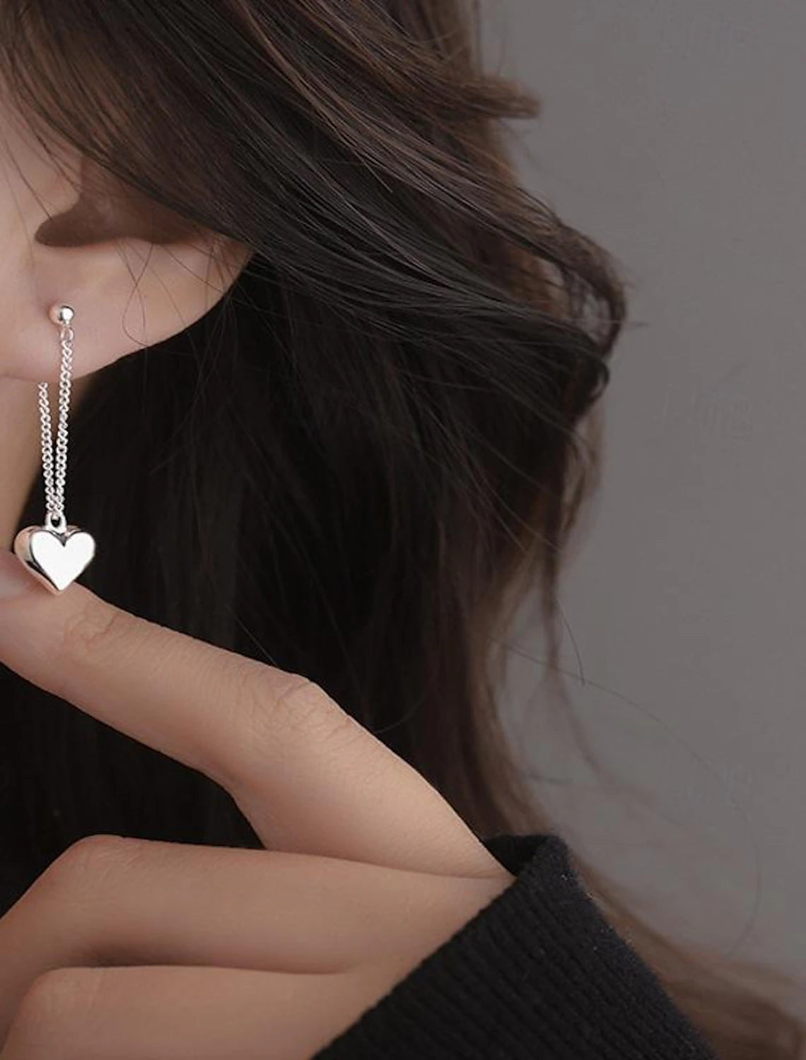 Drop Earrings Fine Jewelry Tassel Fringe Precious Stylish Luxury Earrings Jewelry Silver For Wedding Party