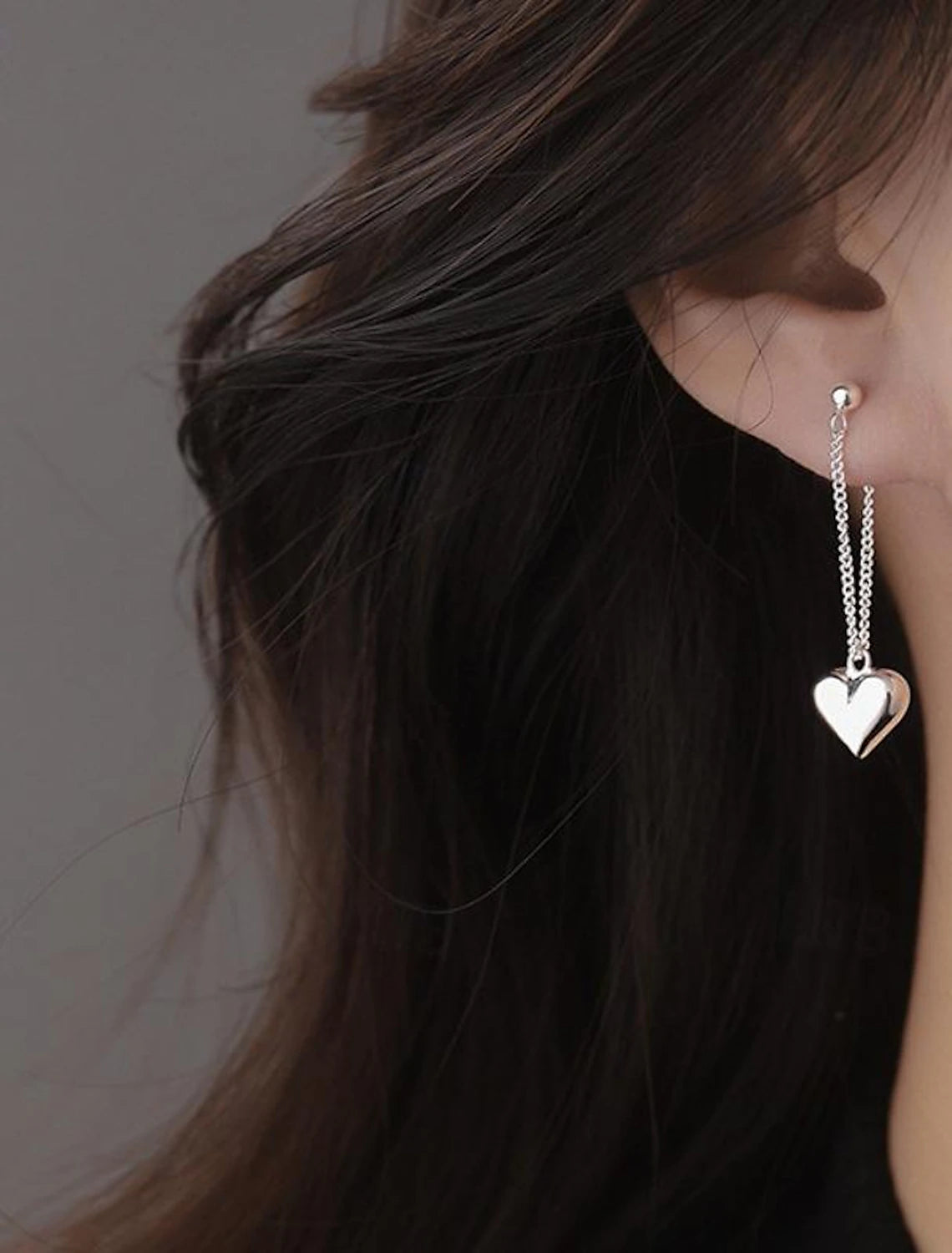 Drop Earrings Fine Jewelry Tassel Fringe Precious Stylish Luxury Earrings Jewelry Silver For Wedding Party