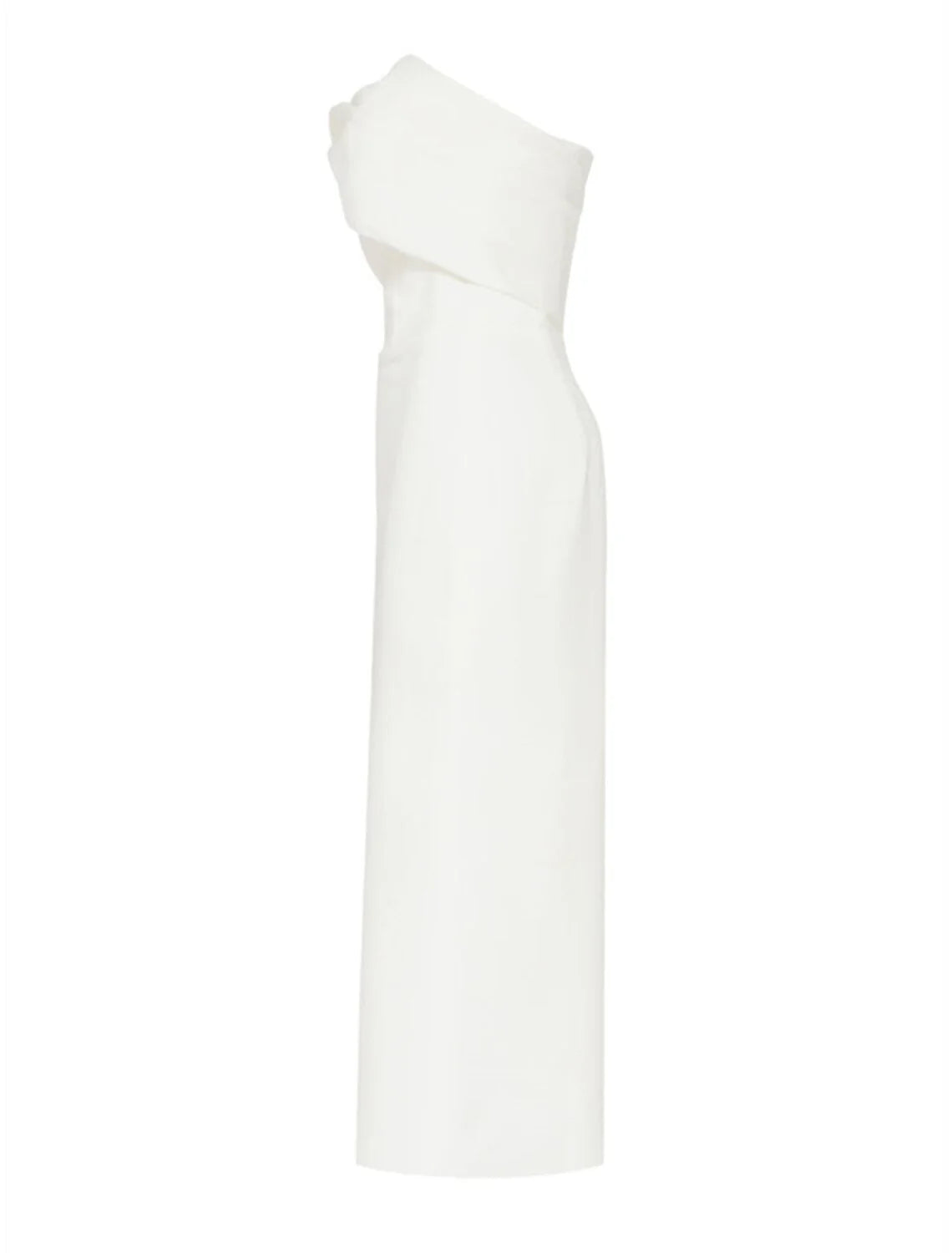 Sheath / Column Minimalist Elegant Homecoming Graduation Dress One Shoulder Sleeveless Knee Length Stretch Fabric with Slit Pure Color