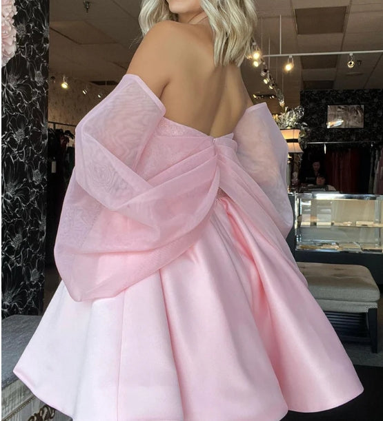 Light Pink Homecoming Gown with