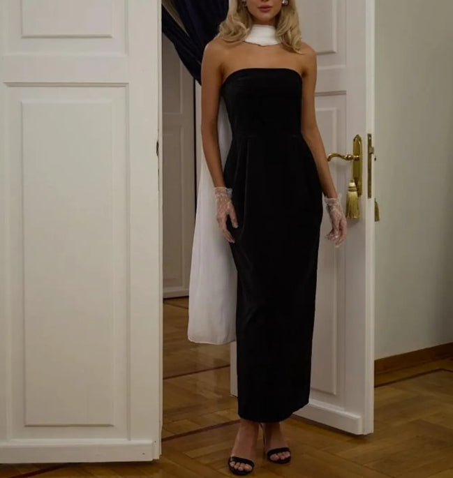 Evening Dress Velvet Dress Prom Dress Off the shoulder Maxi Dress Corset Dress