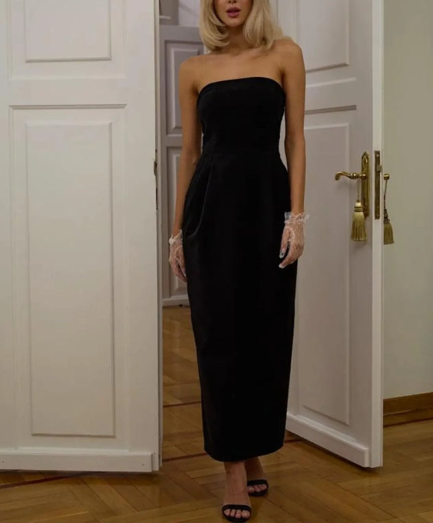 Evening Dress Velvet Dress Prom Dress Off the shoulder Maxi Dress Corset Dress