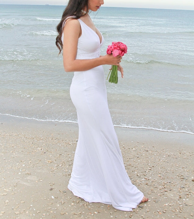 Boho Wedding Dress Rustic Wedding Dress Bridal Dress Boho Wedding Bridal Gown White Dress