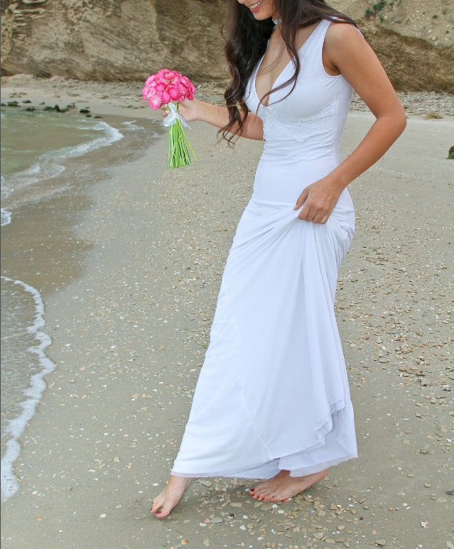 Boho Wedding Dress Rustic Wedding Dress Bridal Dress Boho Wedding Bridal Gown White Dress