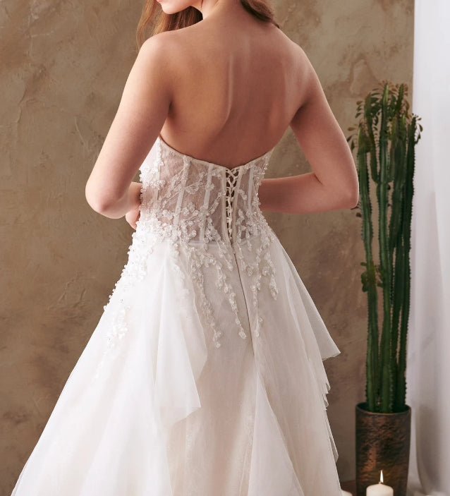 Wedding GownWedding DressTulle Wedding Gown Lace Bridal Gown Ivory Bridal Gown