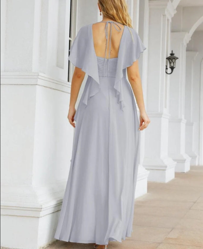 Bridesmaid Dresses Backless Formal Prom Gowns for Evening Party