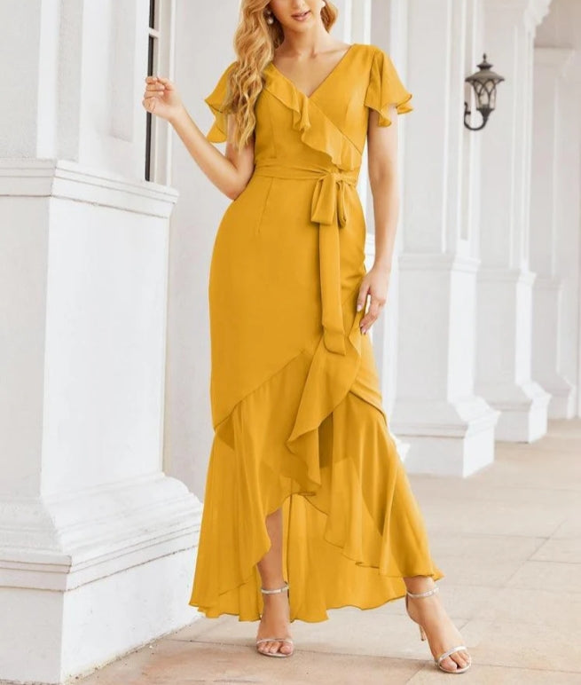 Bridesmaid Dresses Mermaid Formal Violin Evening Party Prom Gowns