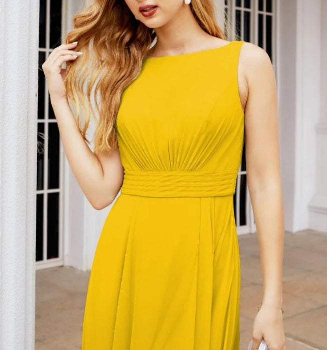 Bridesmaid Dresses for Wedding Ruffles Long Formal Prom Gowns