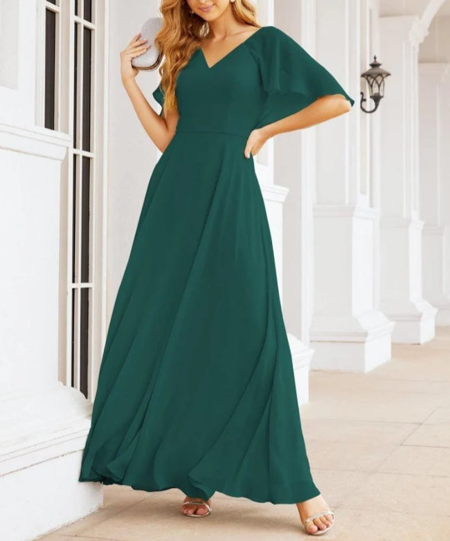 Numbersea Bridesmaid Dresses for Wedding Formal Evening Party Prom Gown with