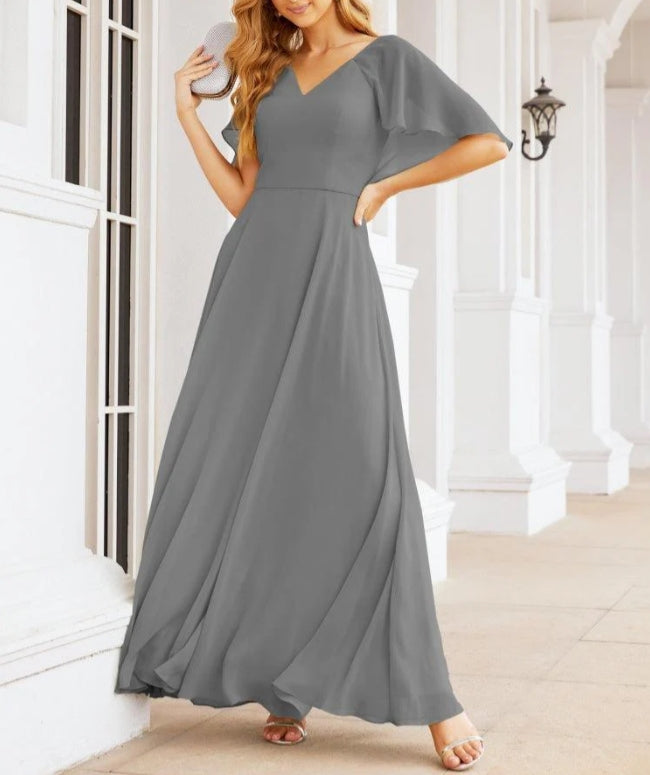 Numbersea Bridesmaid Dresses for Wedding Formal Evening Party Prom Gown with