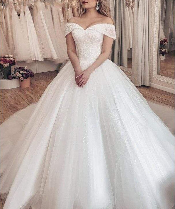 NumberSea Sexy Wedding Dresses with Lace Appliques