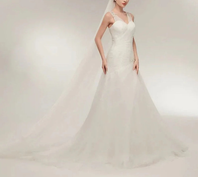 Bohemian Wedding Dress Long Sleeve V-Neck Floor Length Chiffon A-Line lace Back Bridal Gowns With Belt Charming For Women