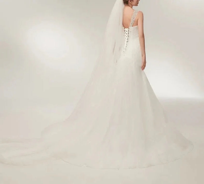 Bohemian Wedding Dress Long Sleeve V-Neck Floor Length Chiffon A-Line lace Back Bridal Gowns With Belt Charming For Women