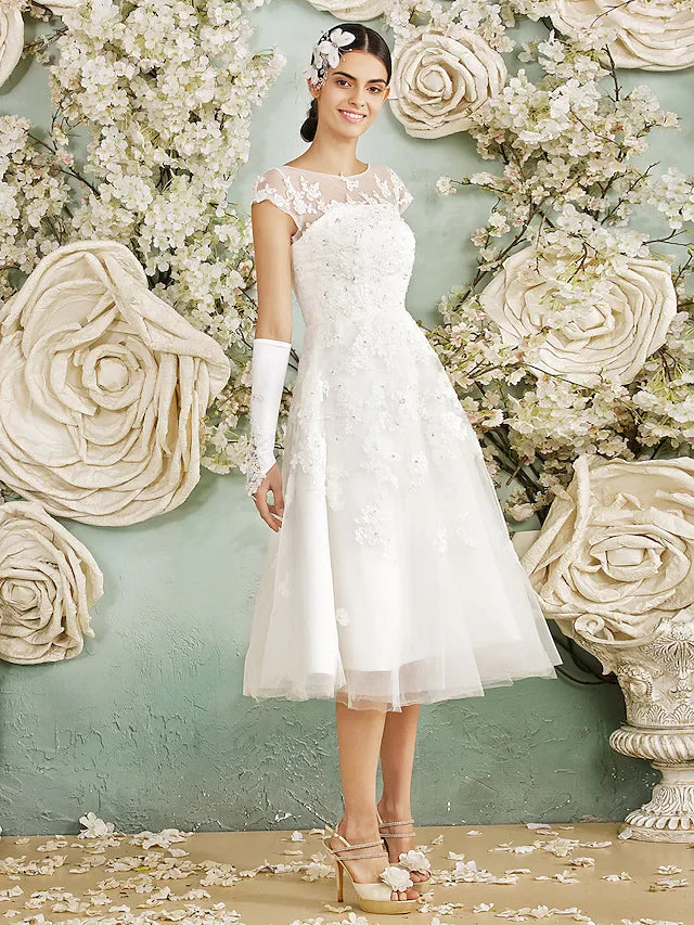 DingjiA-Line Wedding Dresses Halter Neck Floor Length Chiffon Sleeveless See-Through with Sequin Criss-Cross