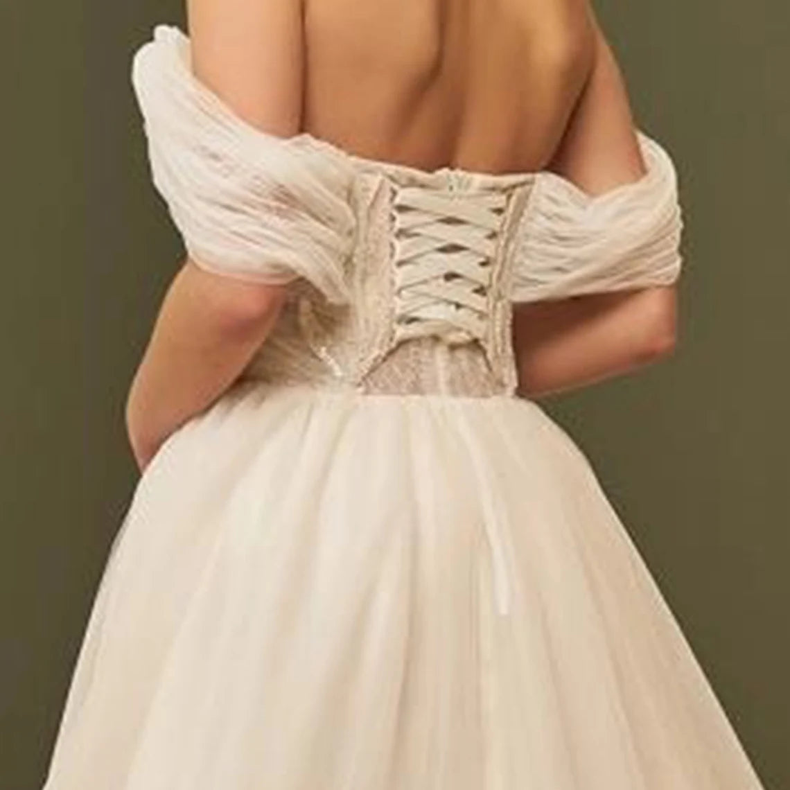 Unique Boho Off Shoulder Wedding Dress High Split Beach Boho Wedding Gown Sparkling Bridal Gown Fairy Tulle Bridal Dress