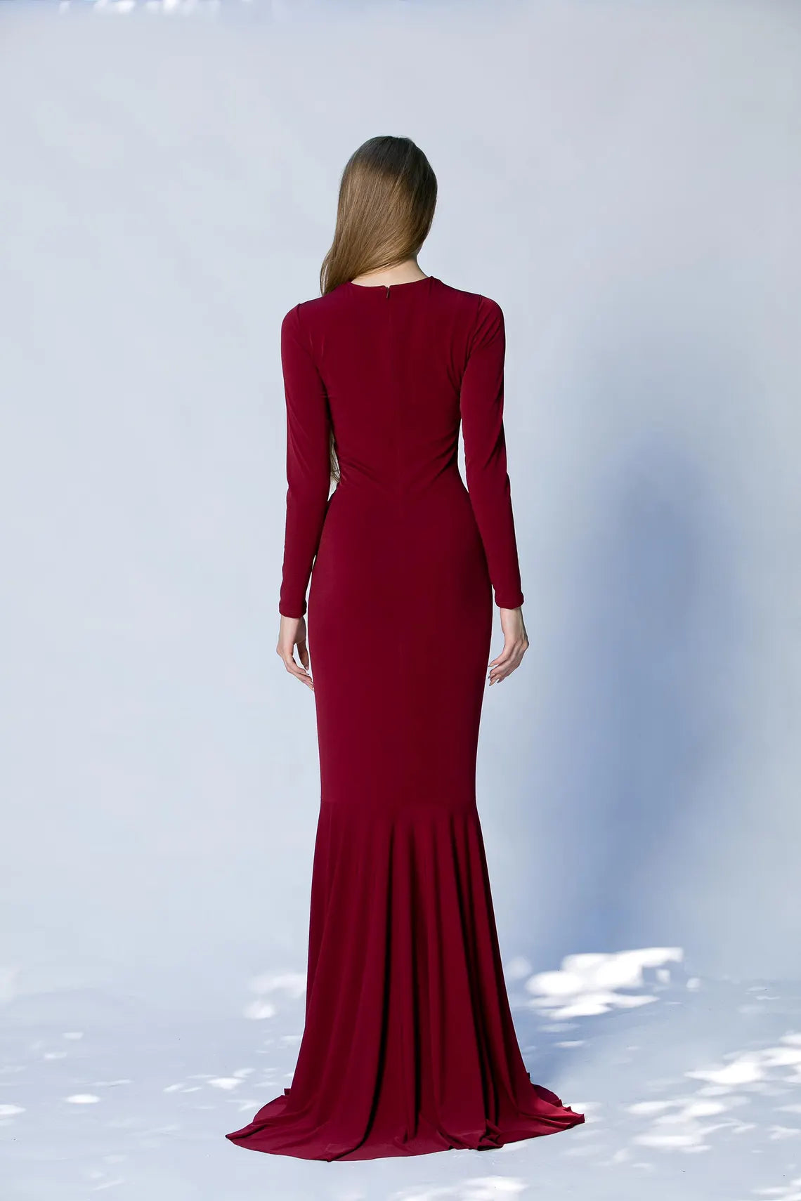 Burgundy Dress Bodycon Dress Christmas Dress Formal Prom Dress Cocktail Dress Holiday Dress Evening Gown Dress