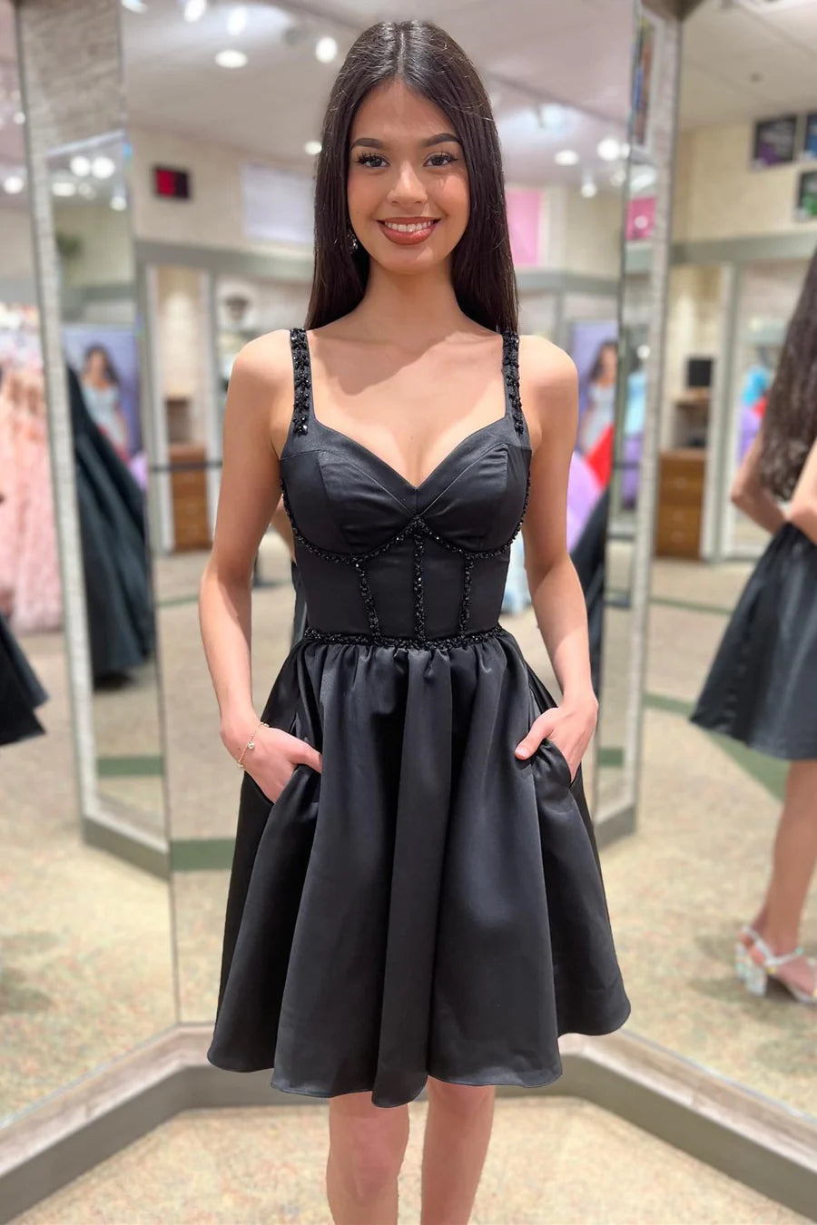 Sweetheart A-Line Homecoming Dress