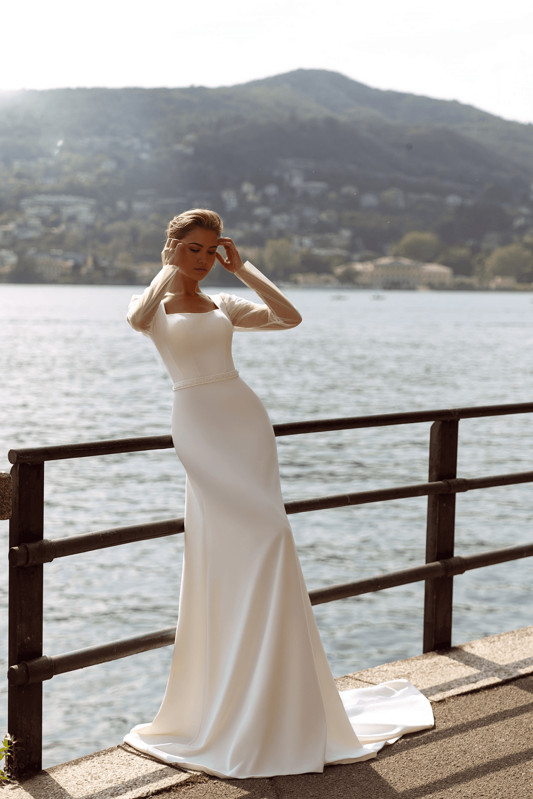 Elegant Wedding Dress Long Sleeve Wedding Dress and Fitted Wedding Dress