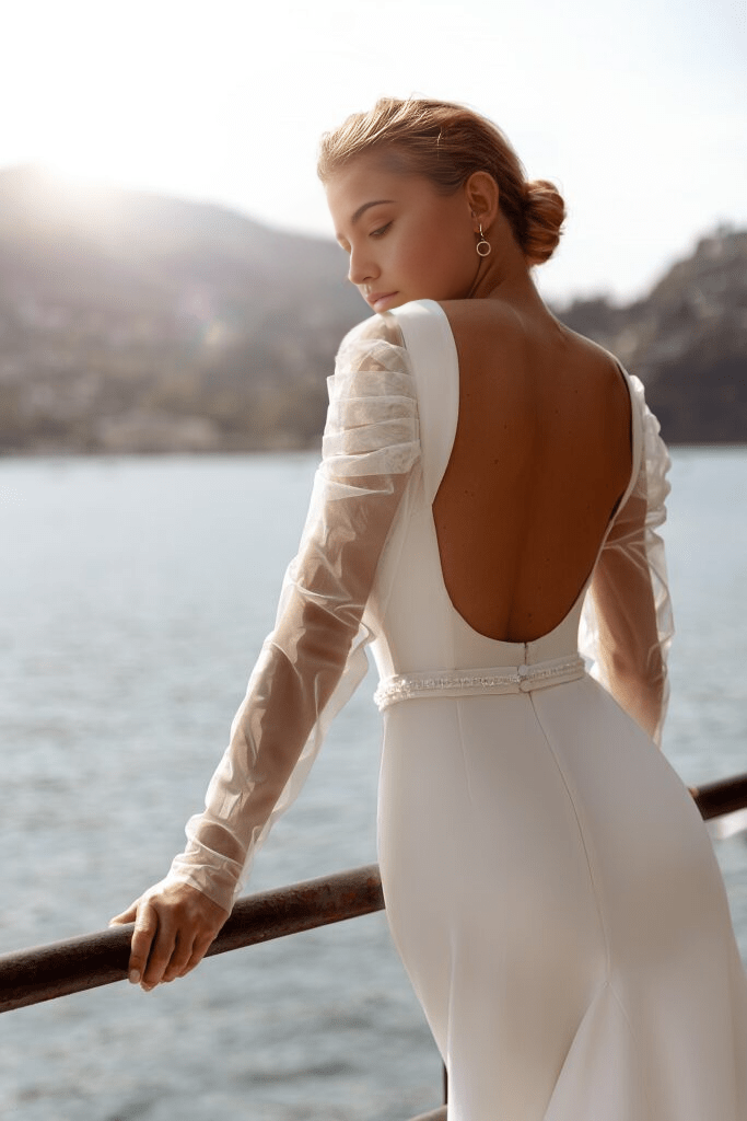 Elegant Wedding Dress Long Sleeve Wedding Dress and Fitted Wedding Dress