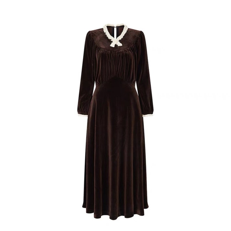 Long Velvet Dress Velvet Maxi dress Velvet Bridesmaid Dress Winter Dress Velvet Vintage Dress  Gift For Her  Plus Size Dress