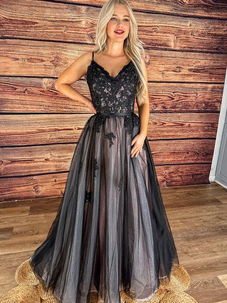 DingjiWedding Dress Formal Women's Dresses A-Line/Princess Wedding Dress Spaghetti Straps Floor Length Tulle V Neck With Train Party dress Prom Dress Stores