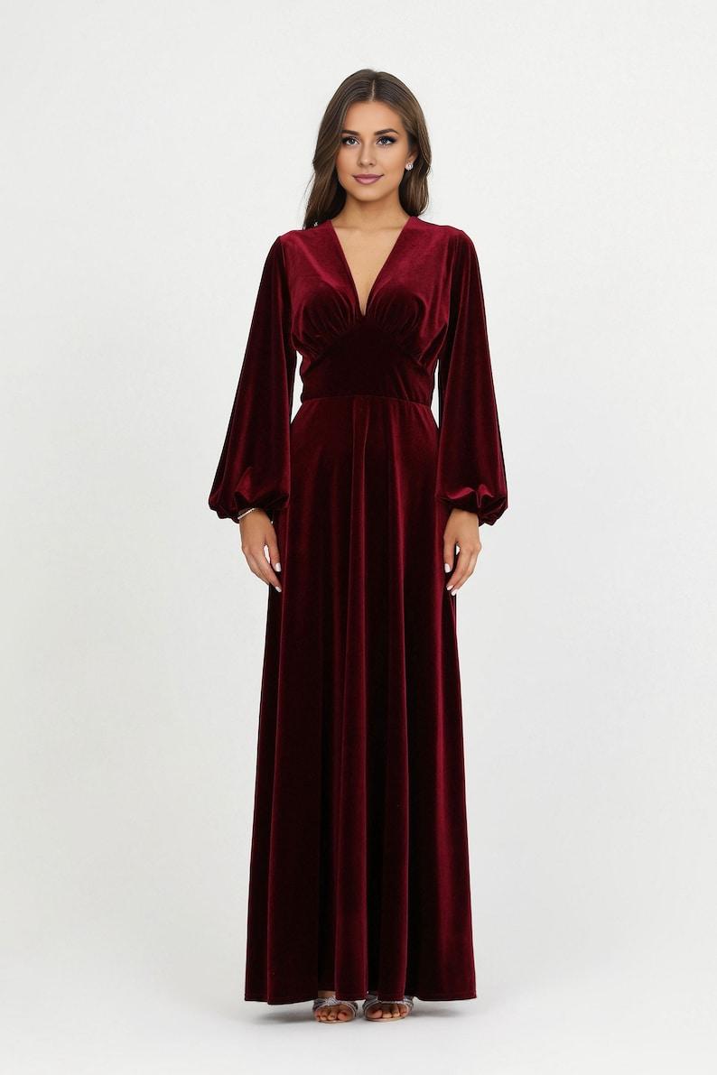 Velvet wrap dress Velvet dress long Velvet prom dress purple Velvet dress for women Velvet party dress Velvet formal dress