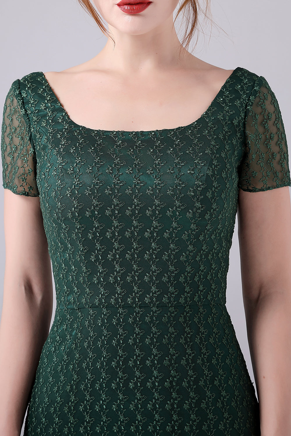 Mermaid Square Neck Long Mother Of the Bride Dress