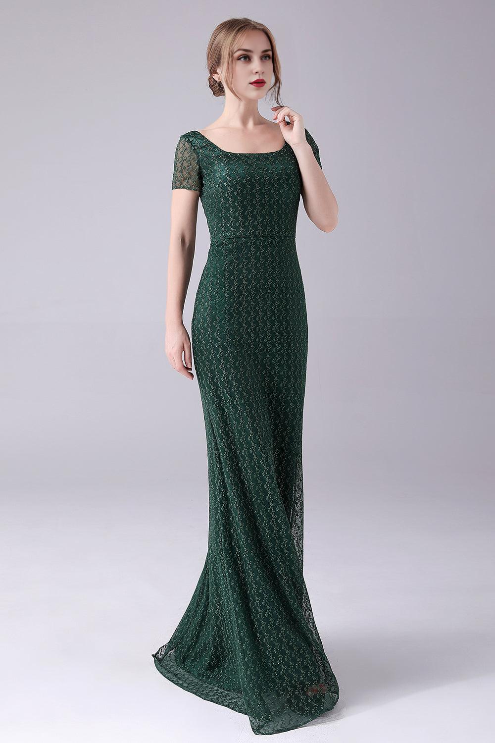 Mermaid Square Neck Long Mother Of the Bride Dress