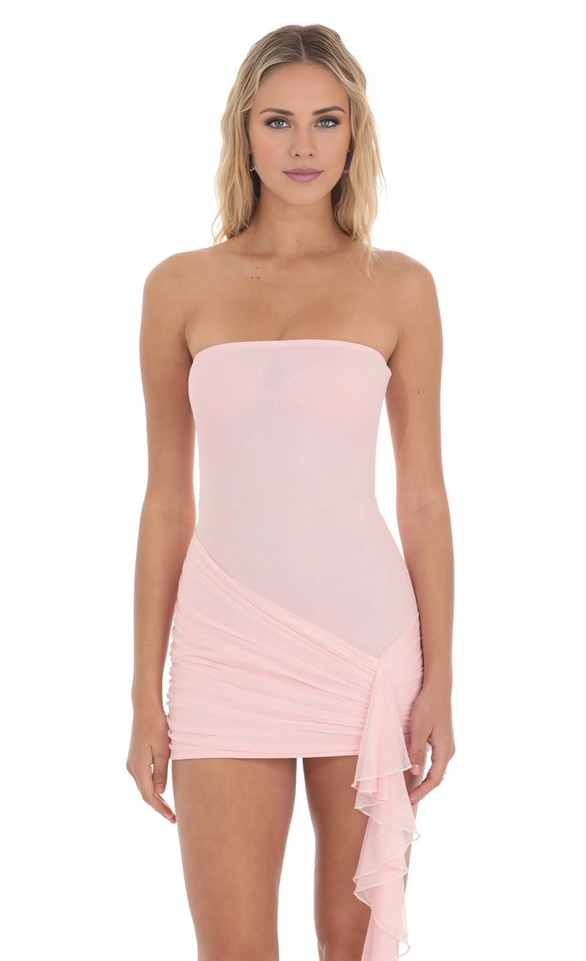 DingJi Wedding Cute Slimming Mesh Off Shoulder Tassel Homecoming Dresses