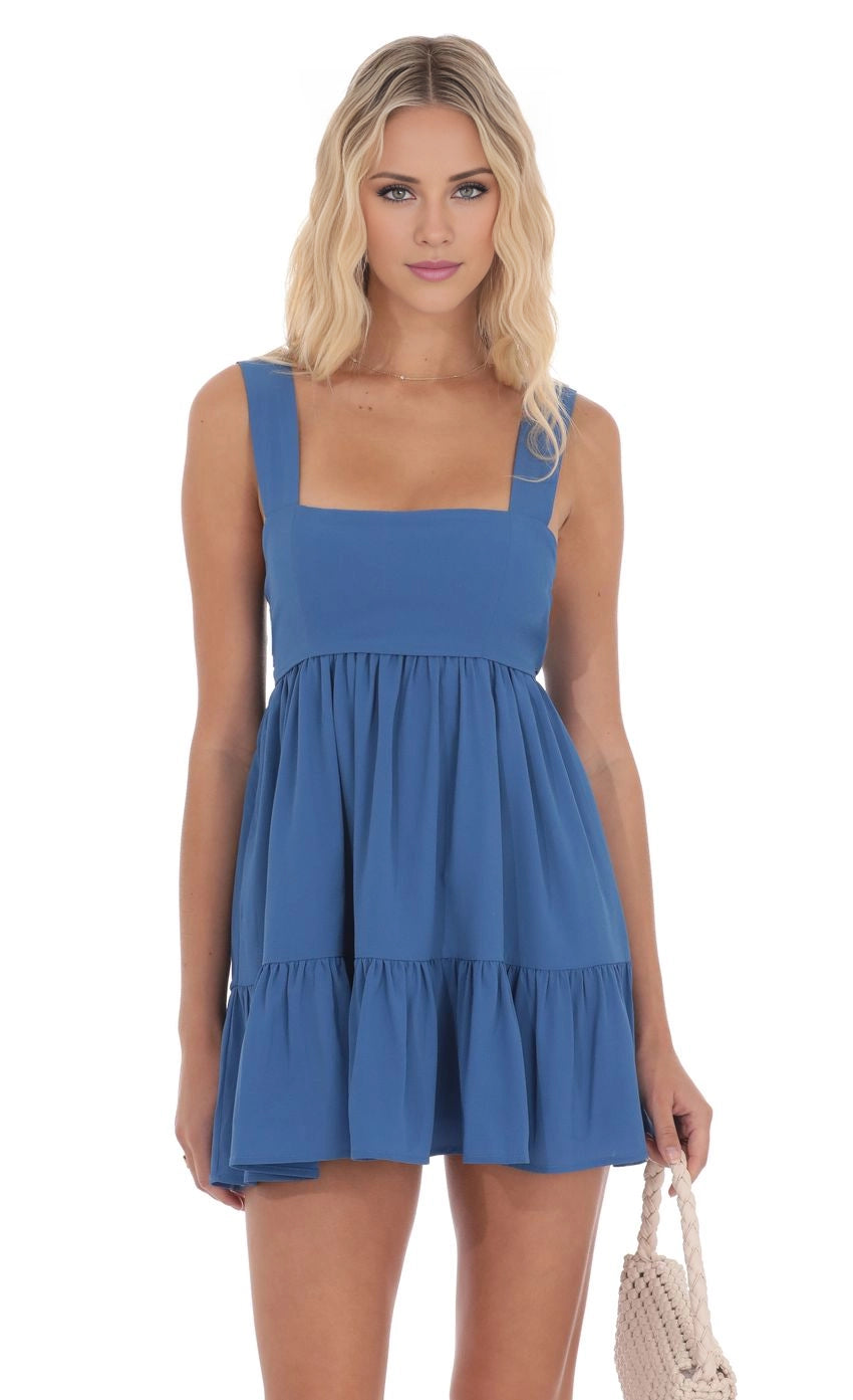 DingJi Wedding Elegant Square Collar Wide Shoulder Straps Sleeveless Homecoming Dresses