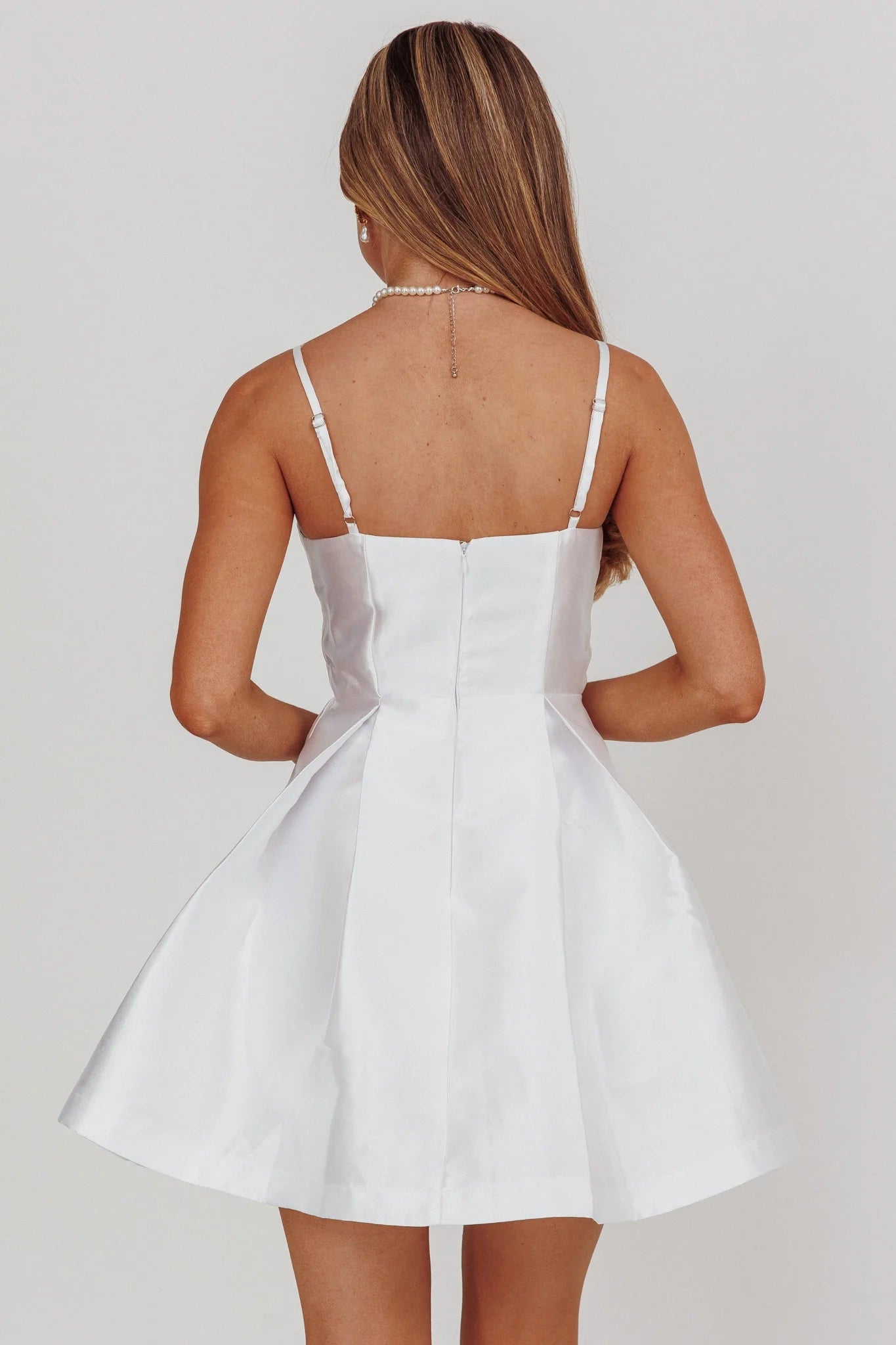 Elegant thin shoulder strap trumpet bow mini Homecoming Dresses