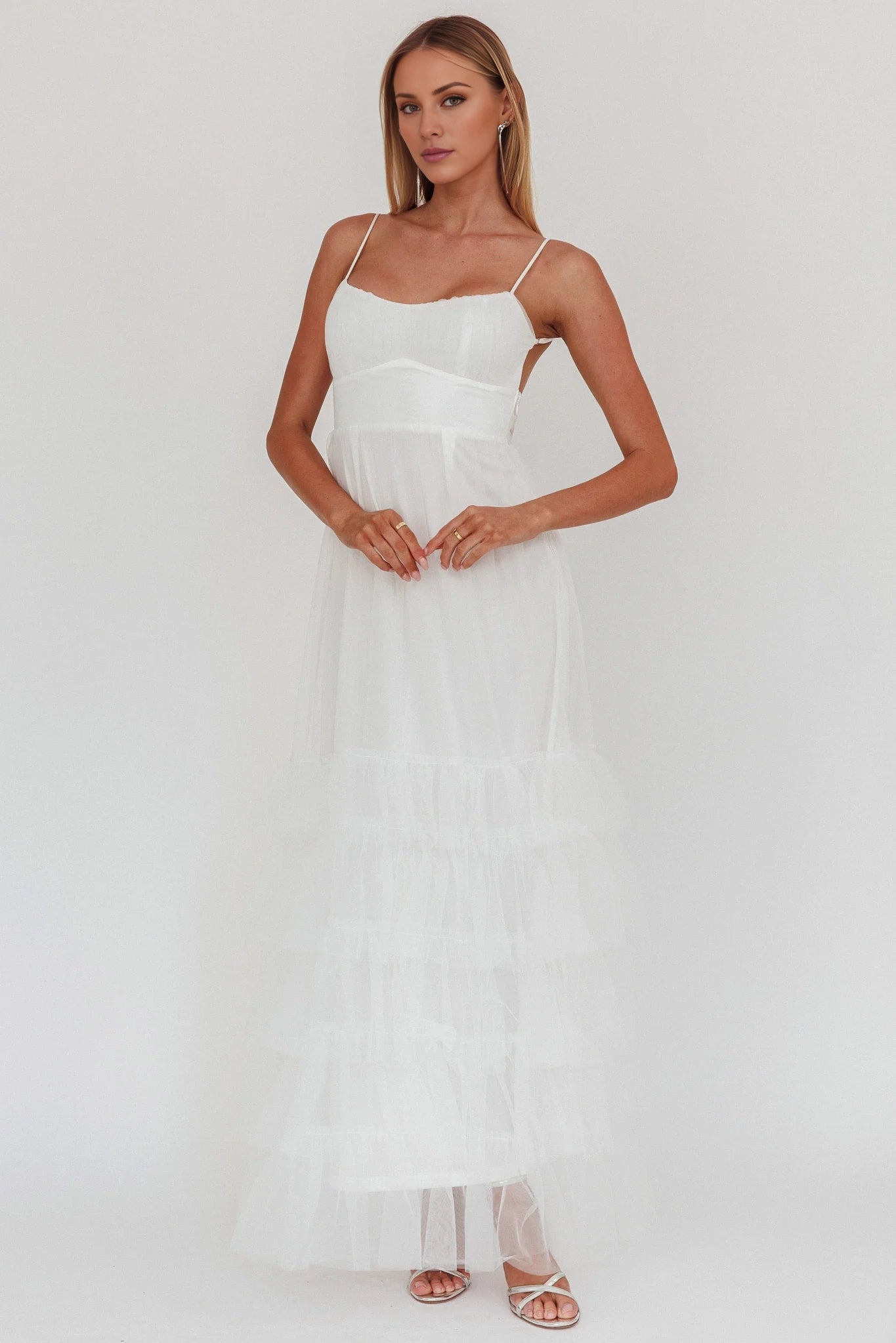 Gorgeous adjustable shoulder strap mesh covering ruffled edges, low straps with twisted details, Homecoming Dresses