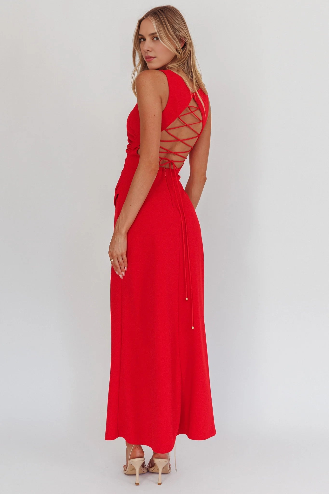 Gorgeous bust with lining, sleeveless A-line texture, back with zipper Homecoming Dresses
