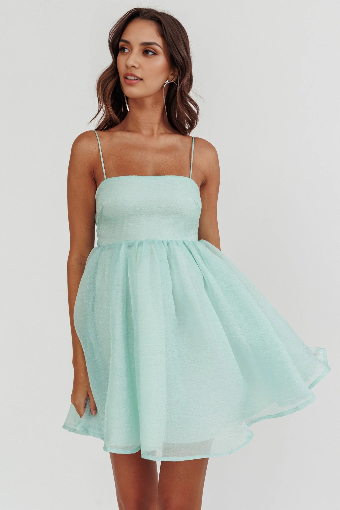 Gorgeous mini pleated back with adjustable bow strap Homecoming Dresses