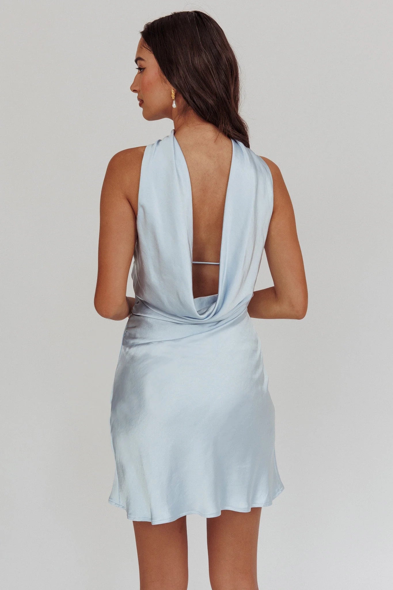 Gorgeous reverse backless chest cushion with mini side zipper Homecoming Dresses