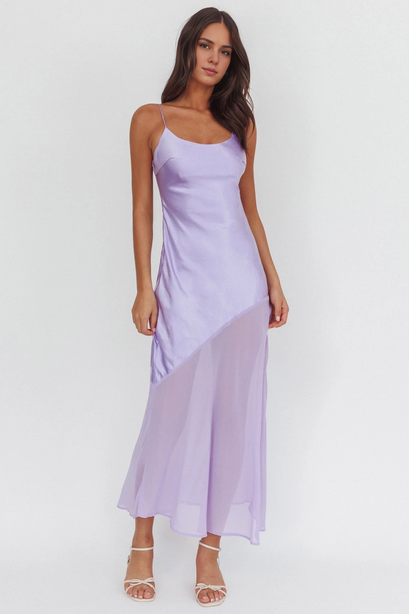 Gorgeous thin shoulder straps without lining, side zipper, chiffon hem, Homecoming Dresses