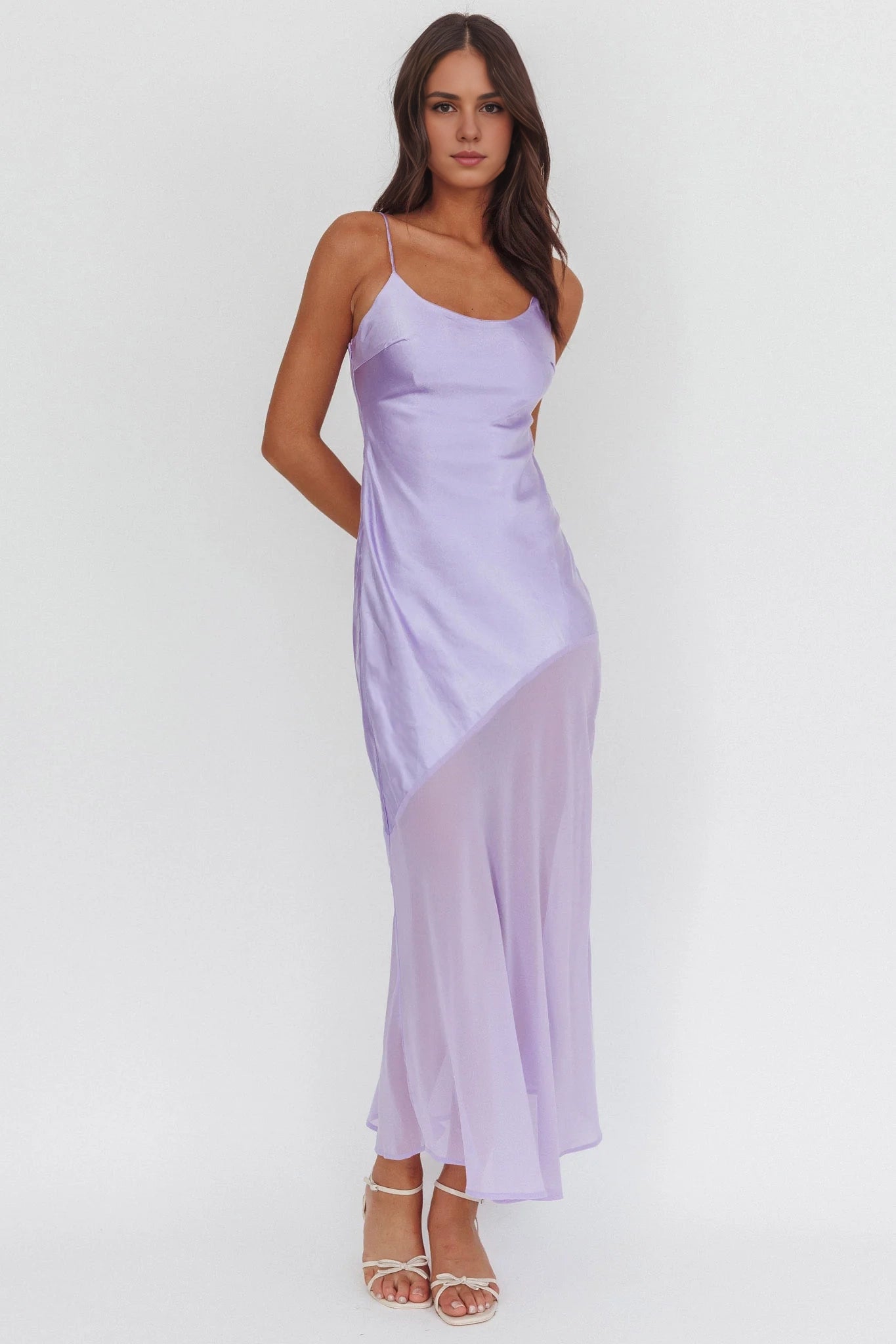 Gorgeous thin shoulder straps without lining, side zipper, chiffon hem, Homecoming Dresses