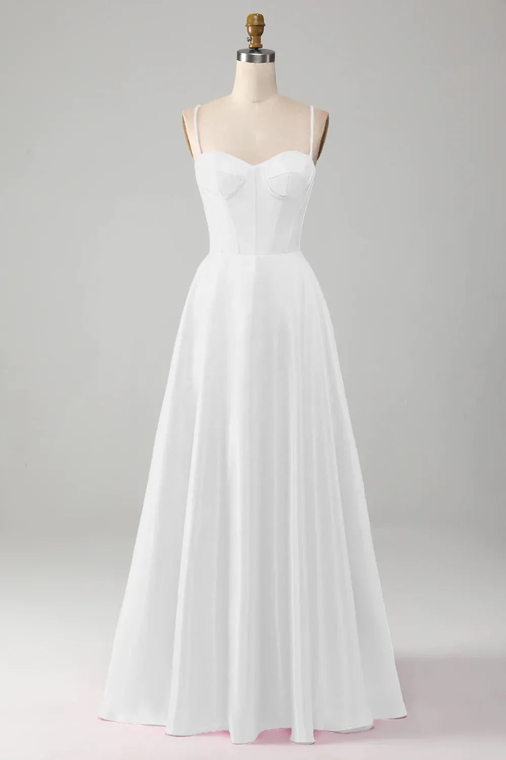 Graceful Floor-Skirt Floral Lace Tiered Tulle Bridal Dress