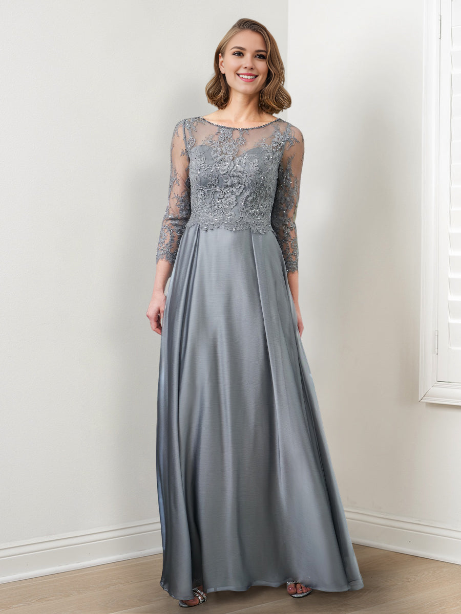 A-Line/Princess Mother Of The Bride Dresses With Applique & Sequins