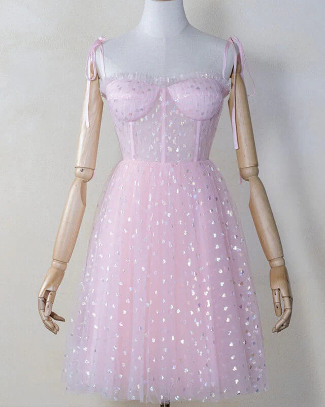 Hearty Corset Mini Homecoming Dress