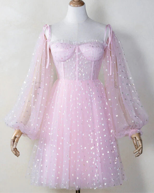 Hearty Corset Mini Homecoming Dress