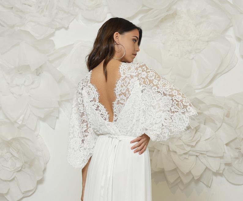 Effortlessly Cool And Comfortable Modern Boho Wedding Dress