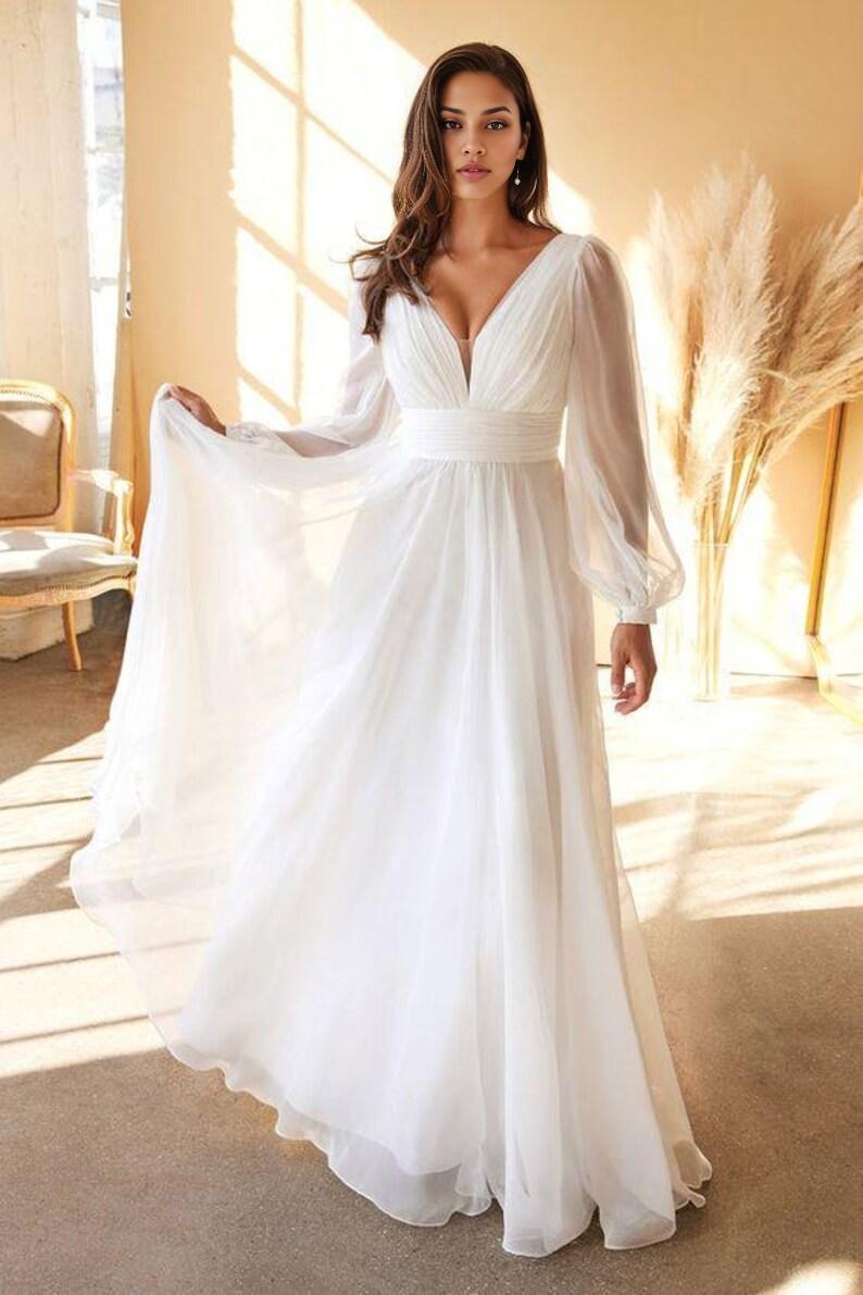 Minimalist Silk Wedding Dress Elegant A-Line Satin Bridal Gown Ivory Wedding Dress Simple and Timeless Wedding Gown for Modern Brides