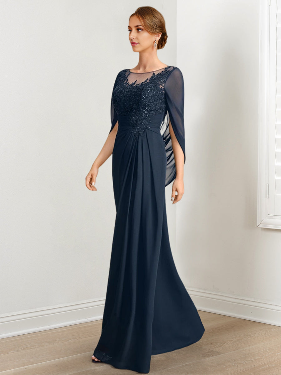 A-Line/Princess Mother Of The Bride Dresses With Applique & Sequins