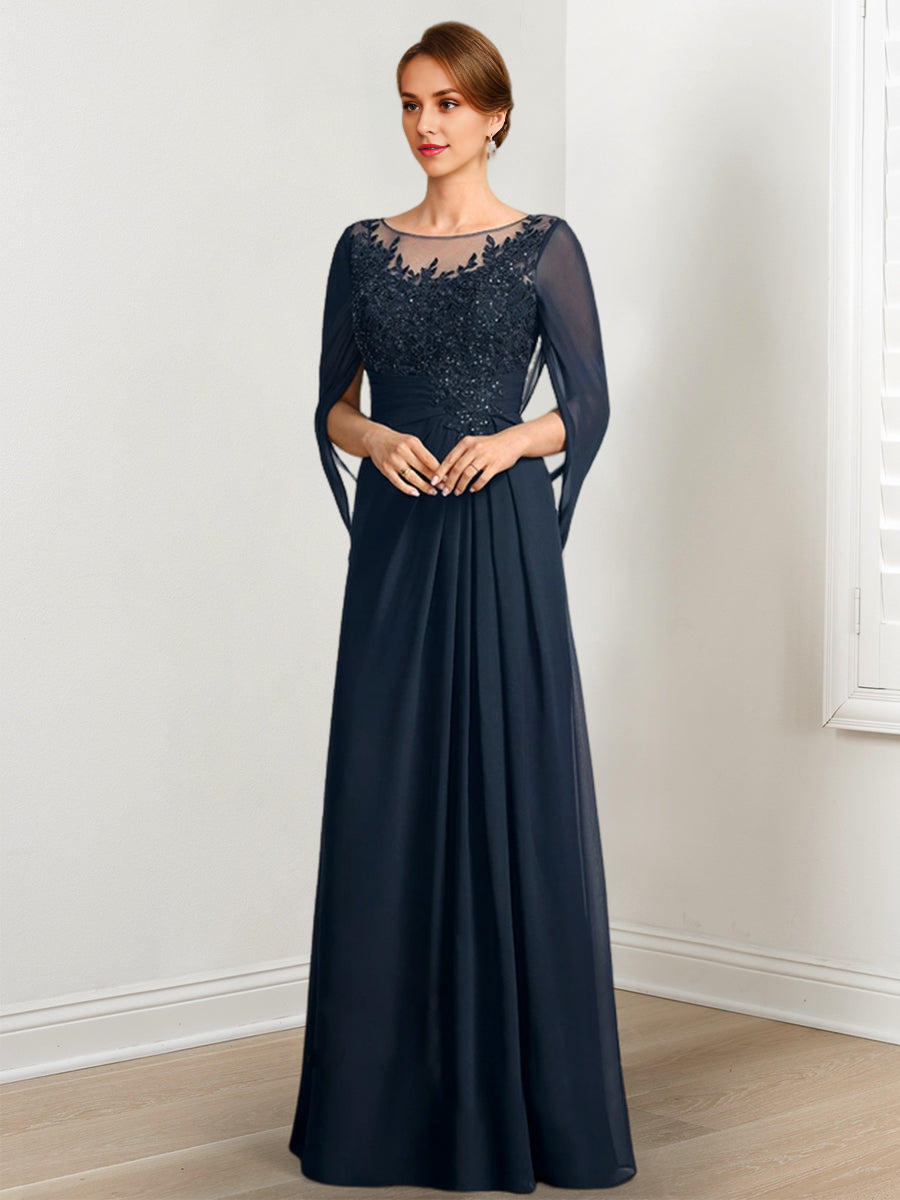 A-Line/Princess Mother Of The Bride Dresses With Applique & Sequins