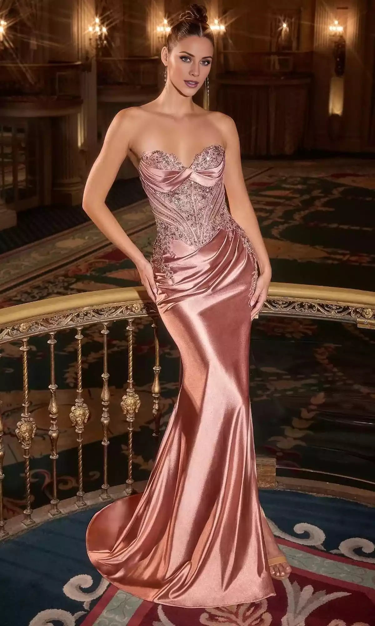 Shiny beaded perspective corset off shoulder sweetheart surrounds back concealer side pleats leaving bright memories Prom Dresses