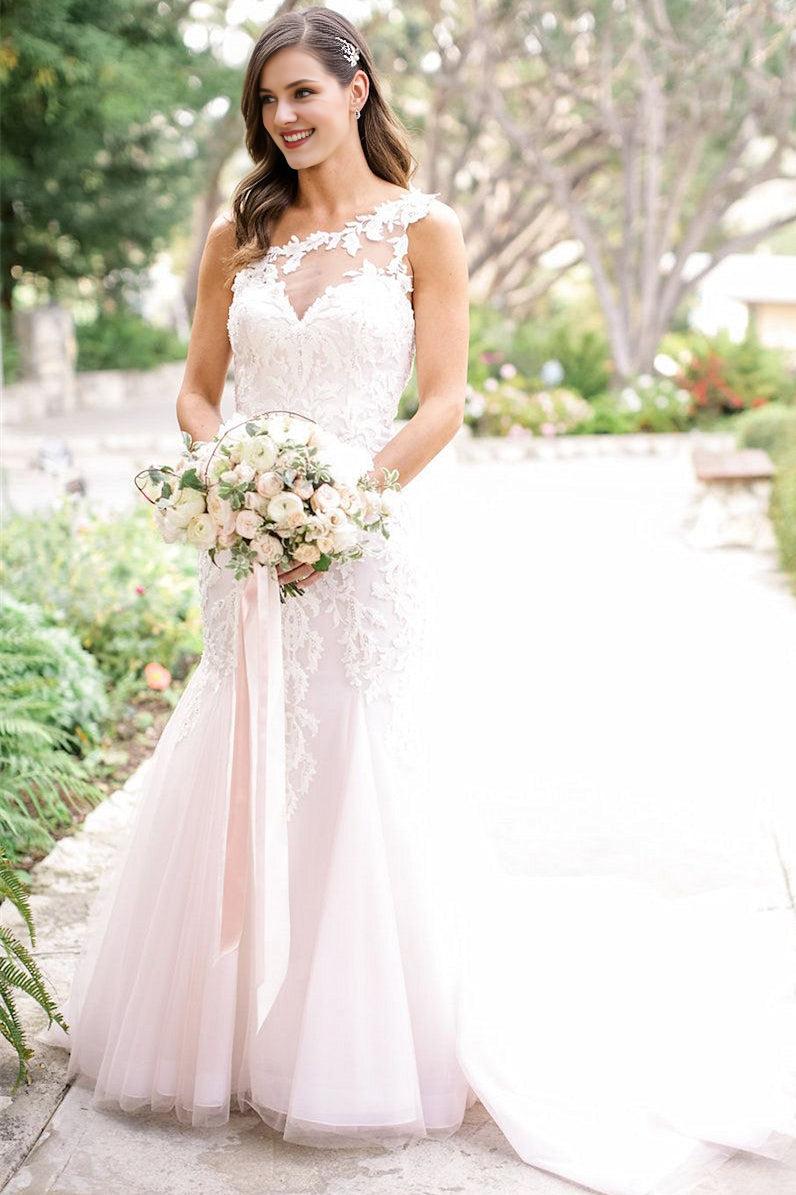 One Shoulder Mermaid Lace Bridal Gowns New Arrival Custom Made Plus Size Wedding Dress